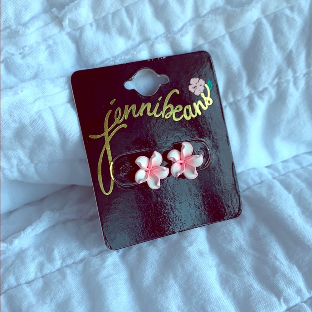 Plumeria Earrings from Hawaii